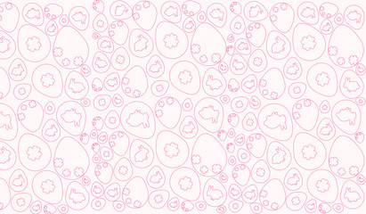 Easter Pattern pink white.