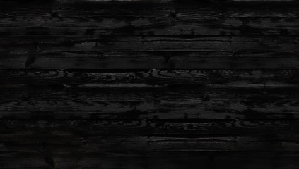 Dark wood texture, top view of wooden table. Dark wall background, texture of old top table, grunge...