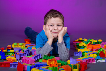 Fototapeta premium happy kids have fun playing with toys