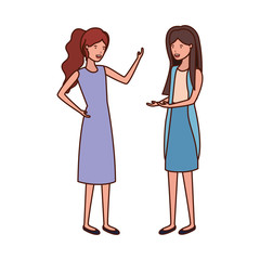 young women avatar character