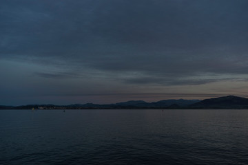 View of the Santander Bay in Spain. Cantabrian Sea north of the Iberian Peninsula