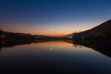 Lakes of Revine in Italy