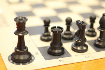 .Chess and mate. Brain games. Chess game background stategy competitive advantage