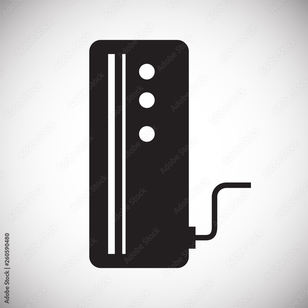 Poster gaming icon on background for graphic and web design. simple vector sign. internet concept symbol fo