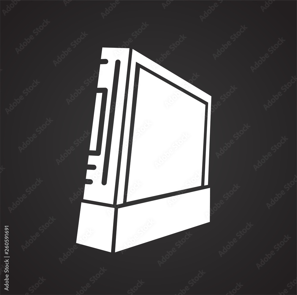 Poster gaming icon on background for graphic and web design. simple vector sign. internet concept symbol fo