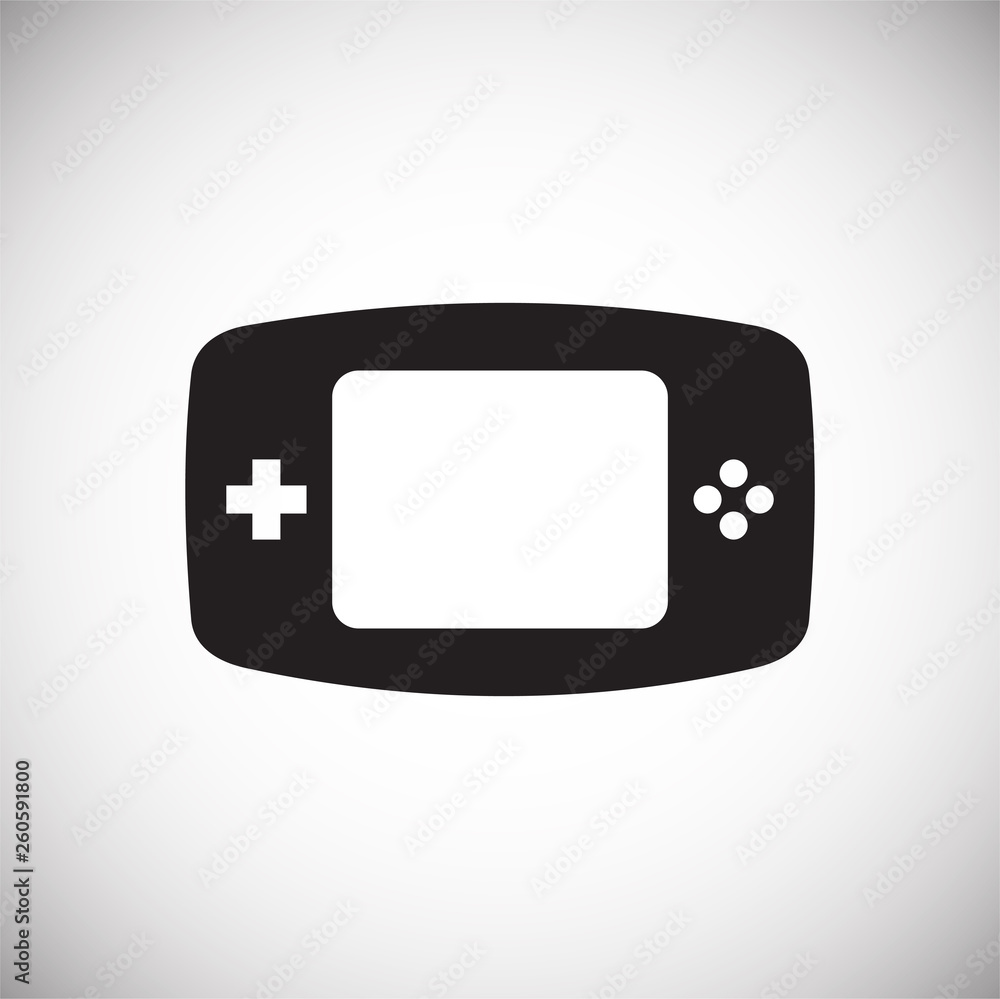 Poster gaming icon on background for graphic and web design. simple vector sign. internet concept symbol fo