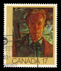 Self Portrait by Frederick H. Varley, canadian artist