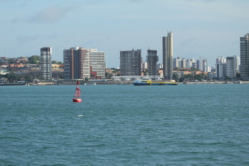 Beaches of Fortaleza Ceará Brazil located on the coast of the atlantic ocean