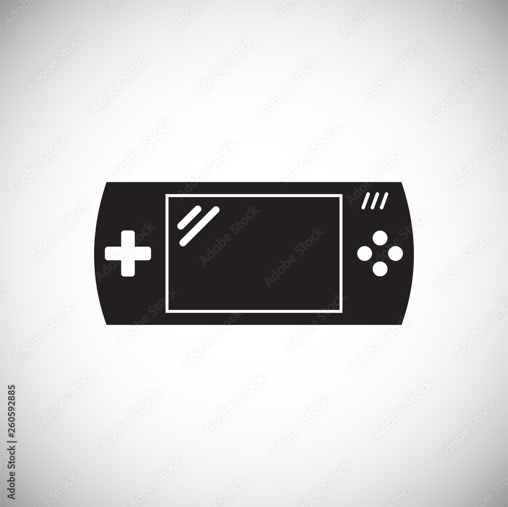 Poster gaming icon on background for graphic and web design. simple vector sign. internet concept symbol fo