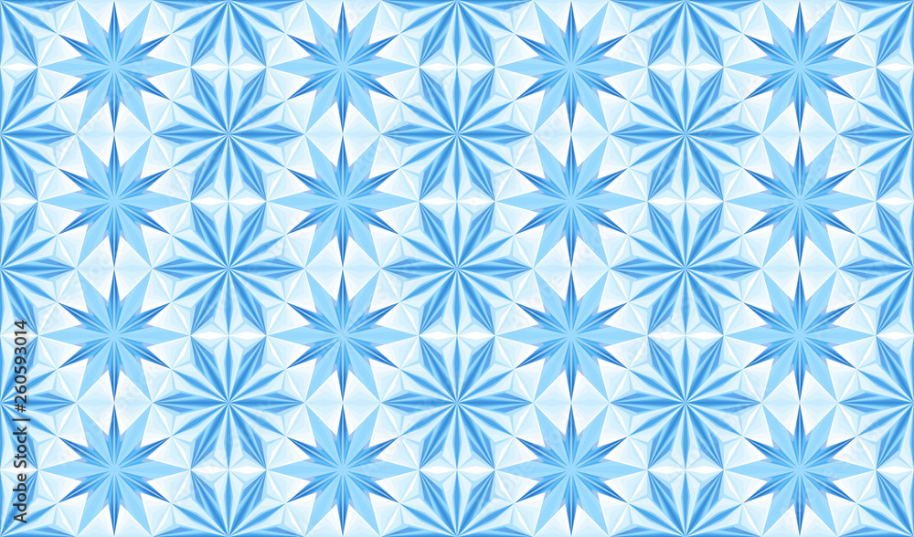 Poster abstract seamless mosaic with kaleidoscopes. psychedelic seamless patterns.