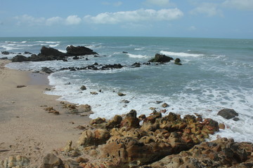 Fototapeta na wymiar Beach of Jeriquaquara, interior of the state of Ceara Brazil