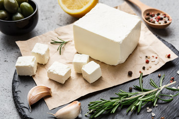 Traditional greek food concept