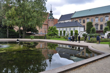 Building in a park in Copenhagen, Denmark
