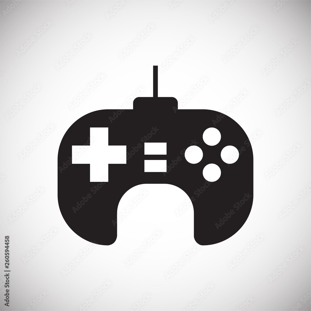 Poster gaming icon on background for graphic and web design. simple vector sign. internet concept symbol fo