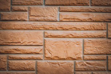red brick wall rectangular shape background texture for pattern
