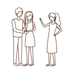 group of people avatar character