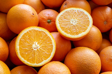 Many oranges from Valencia, Spain. - 260595869
