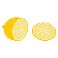 Lemon flat illustration