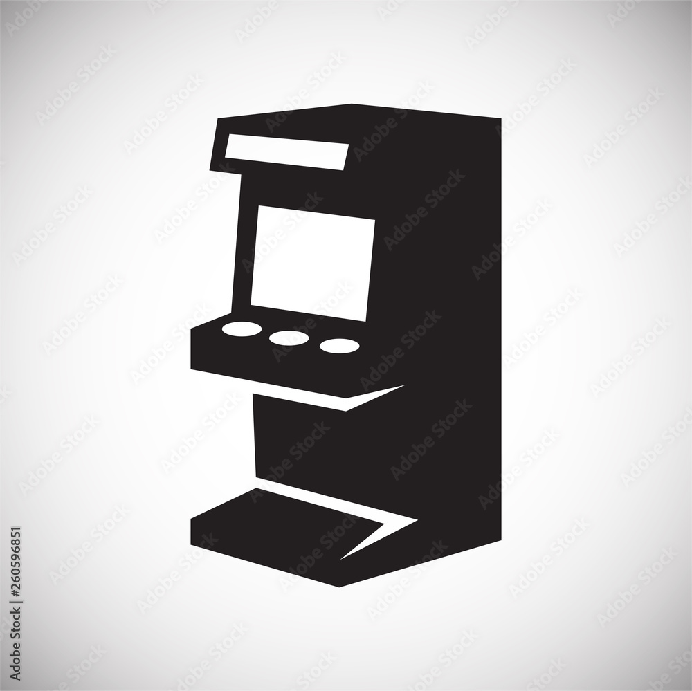 Poster gaming icon on background for graphic and web design. simple vector sign. internet concept symbol fo