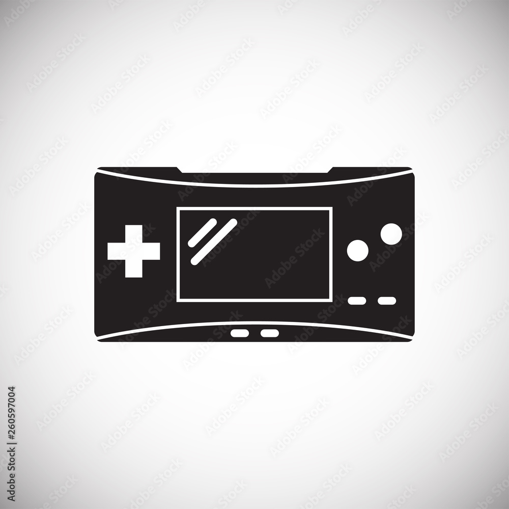 Poster gaming icon on background for graphic and web design. simple vector sign. internet concept symbol fo