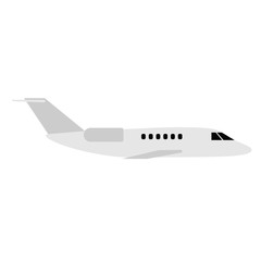 Obraz premium Plane flat illustration