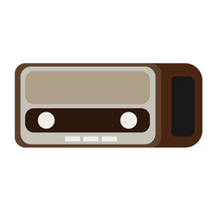 Radio flat illustration