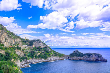 Fototapeta na wymiar Amalfi Coast, Copa di Conca, in Italy