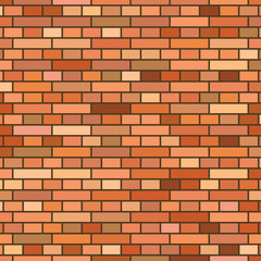 Red brick wall background