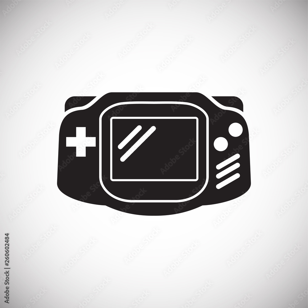 Poster gaming icon on background for graphic and web design. simple vector sign. internet concept symbol fo
