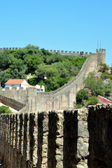 Fototapeta na wymiar Village Fortifié,Obidos,Portugal