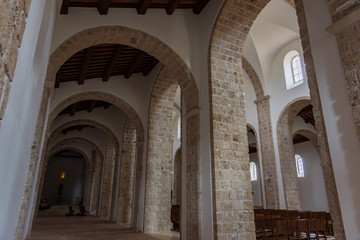 Rocchetta a Volturno, Isernia, Molise. Abbazia benedettina di San Vincenzo al Volturno