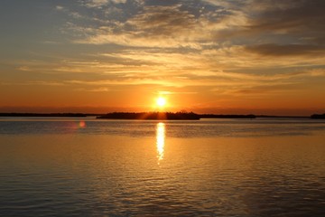Obraz premium sunset on the sea