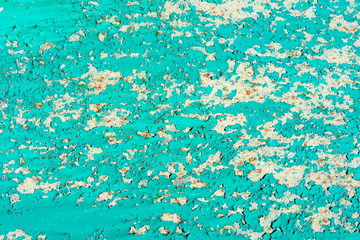Texture of old painted concrete wall with cracked surface