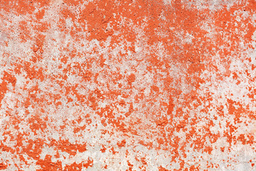 Fototapeta premium Texture of old painted concrete wall with cracked surface