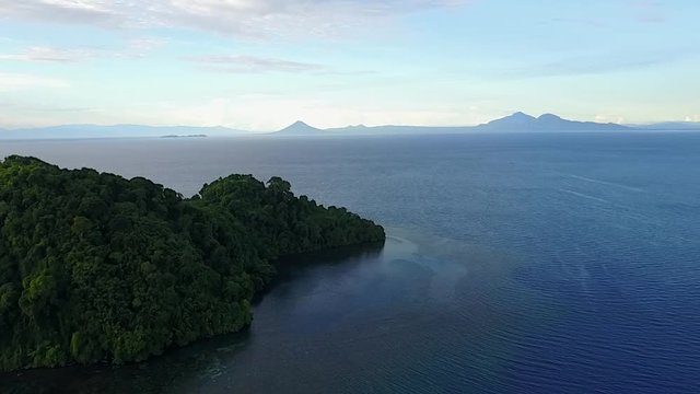 Drone over the Bismarck Sea