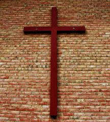 Cross on the wall