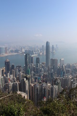 Hong Kong Skyline Peak Aussicht