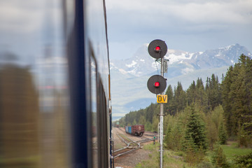 Train, Canadian Rockies, Canada