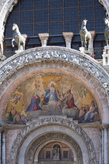 Obraz premium Basilica di San Marco, Piazza San Marco, Venice, Italy,march ,2019