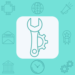 Configuration vector icon sign symbol