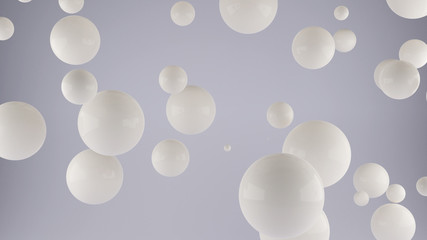 Bubble Background 3D Rendering
