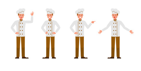 Chef character vector design
