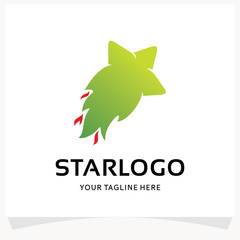 Star Shield Logo Design Template Inspiration