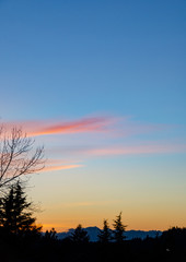 Amazing colors sunset 