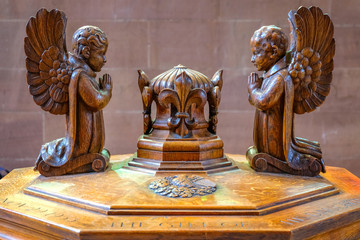 Manchester Cathedral in Manchester, UK