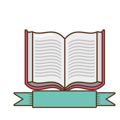 open book isolated icon