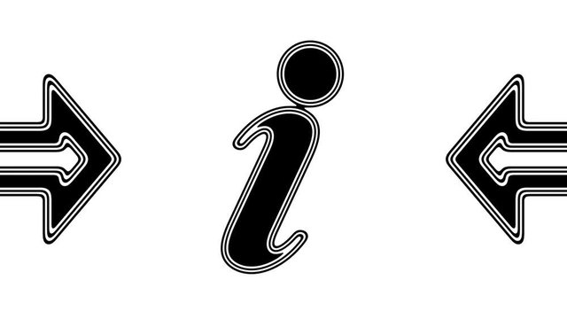 The internet icon. Looping footage has 4K resolution. Illustration.