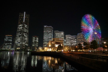 みなとみらいの夜景