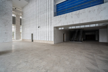 construction site building with cement material structure