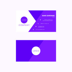 business card clean and simple very easy to use for company or business man